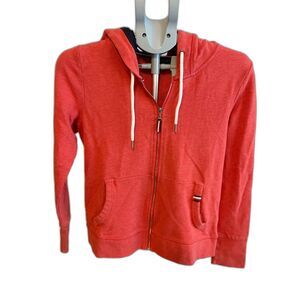 Tommy Hilfiger Womens Zip Up Hoodie Small Red White Blue Classic Americana